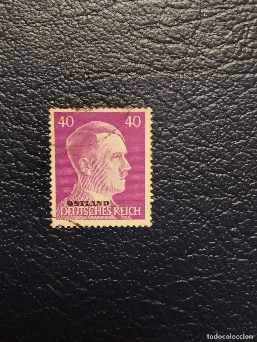 Sellos: 03.08/ Ostland/ Ocupaci&oacute;n. 1941-43. 40 pf en usado