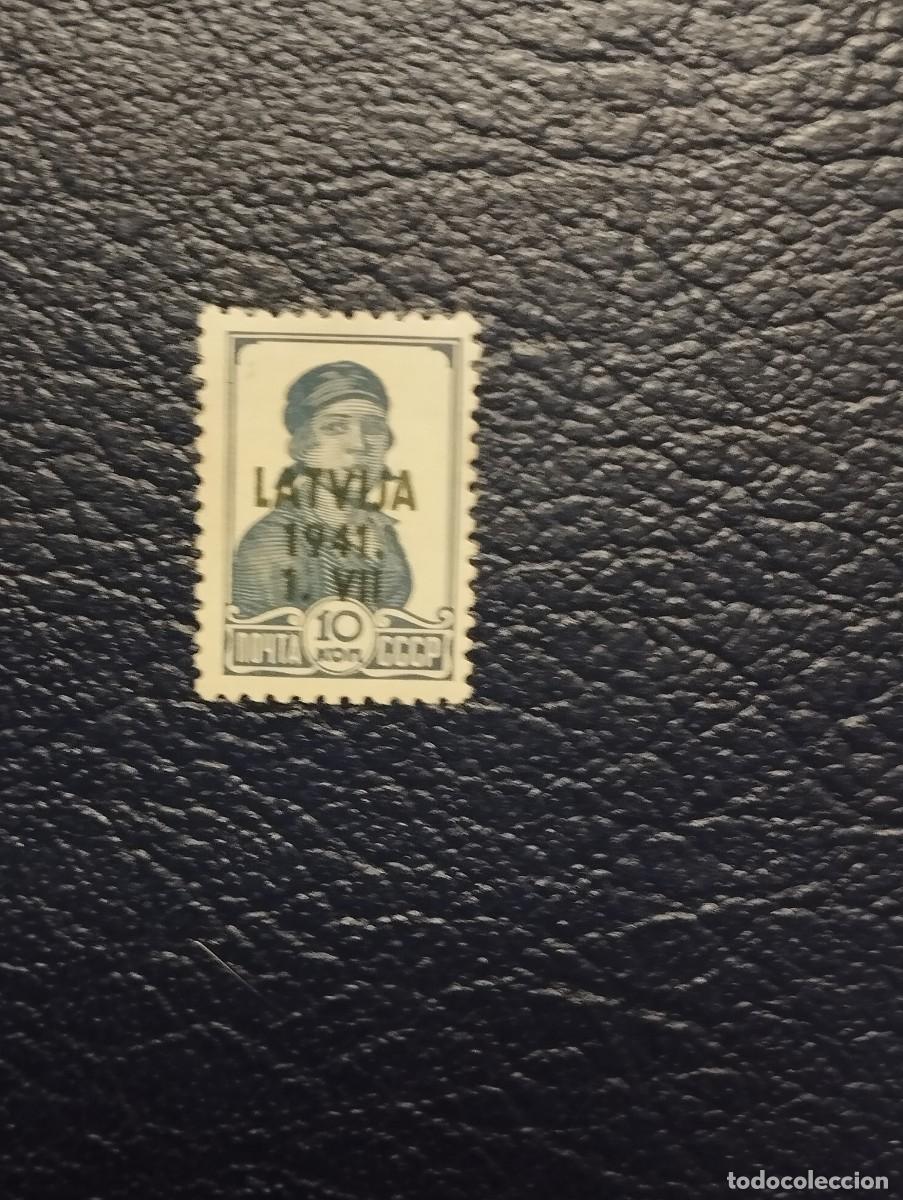 Sellos: 03.08/ Lituania/ ocupaci&oacute;n alemana. 1941. 10 kop. en nuevo