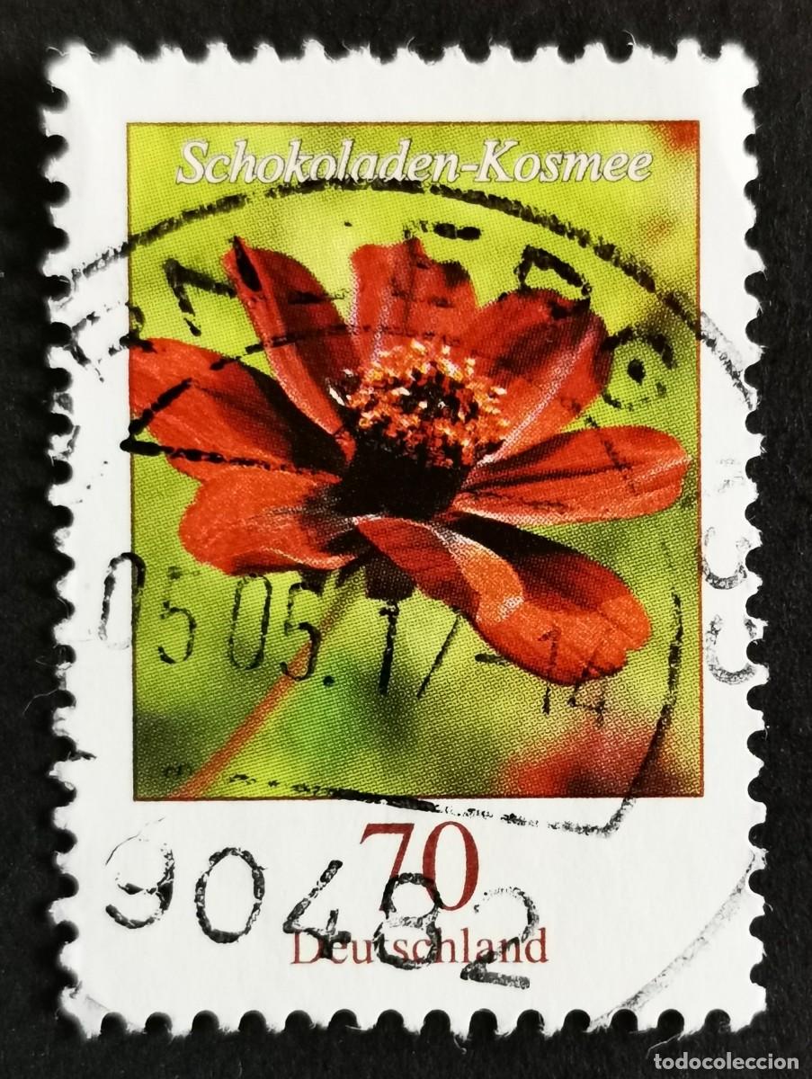 Sellos: Sello Alemania R.Federal 2015, Flores definitivas: Cosmos de chocolate, 70 ct Michel: DE 3189