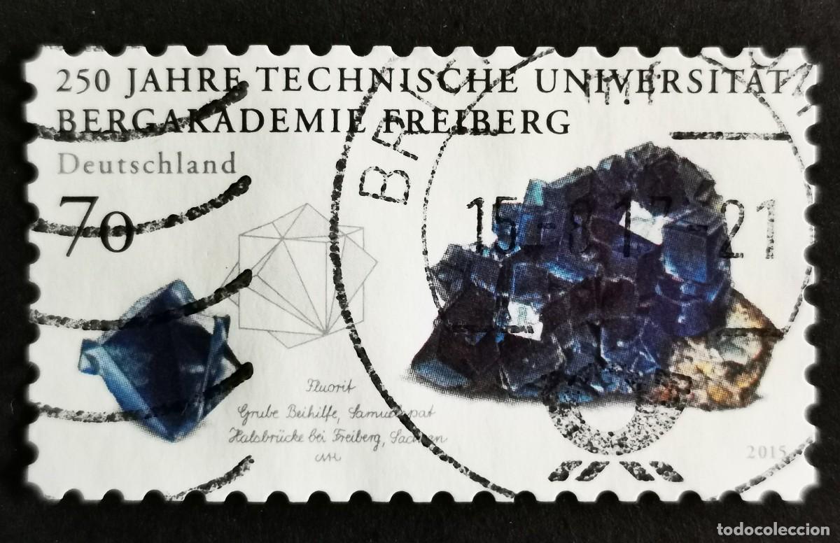 Sellos: Sello Alemania R.Federal 2015, Fluorita, 70 ct Michel: DE 3194