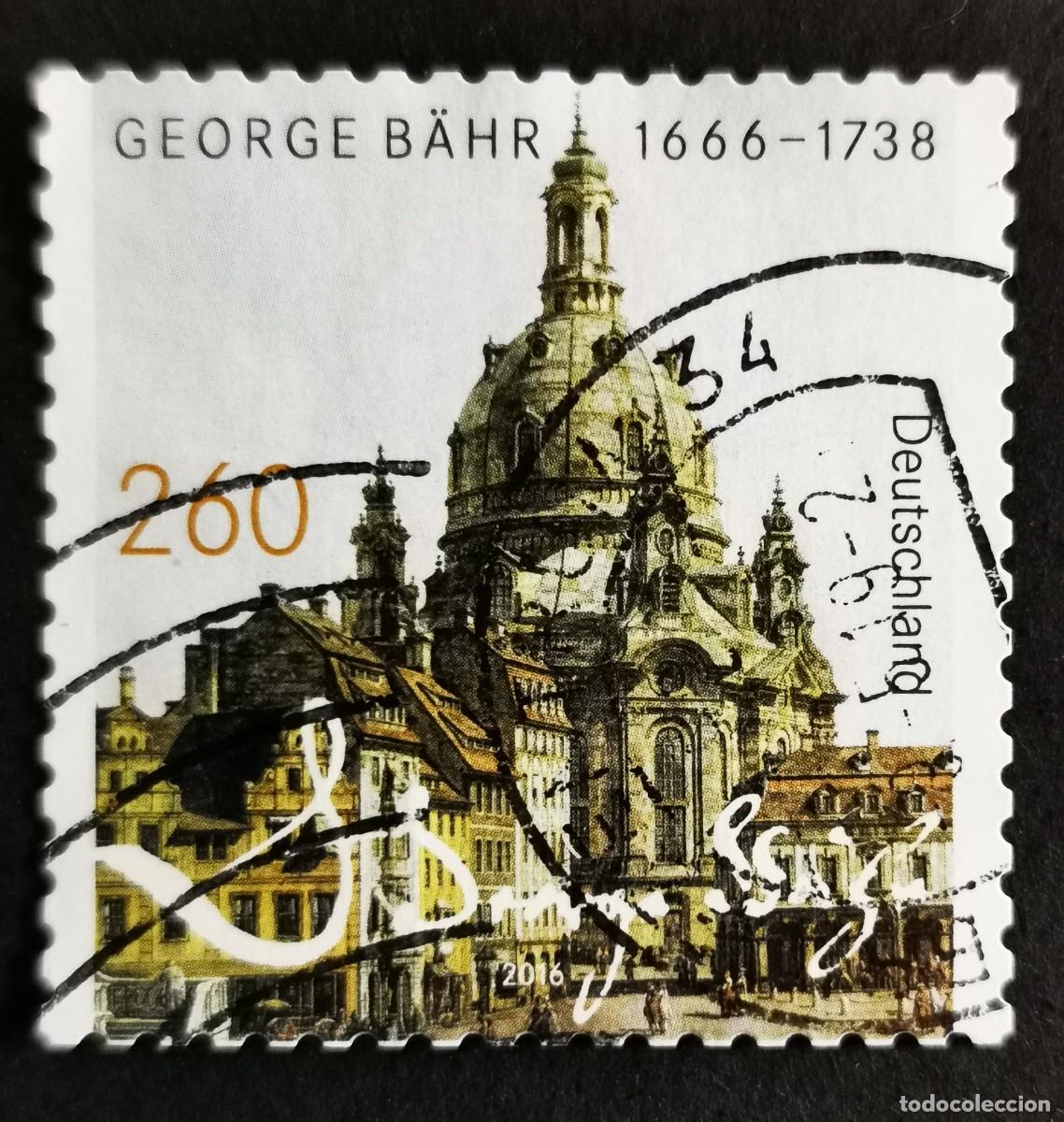 Sellos: Sello Alemania R.Federal 2016, Frauenkirche de Dresde, 260 ct Michel: DE 3219