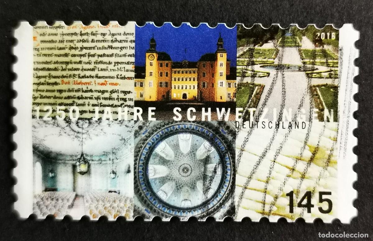 Sellos: Sello Alemania R.Federal 2016,1250 aniversario de Schwetzingen, 145 ct Michel: DE 3204