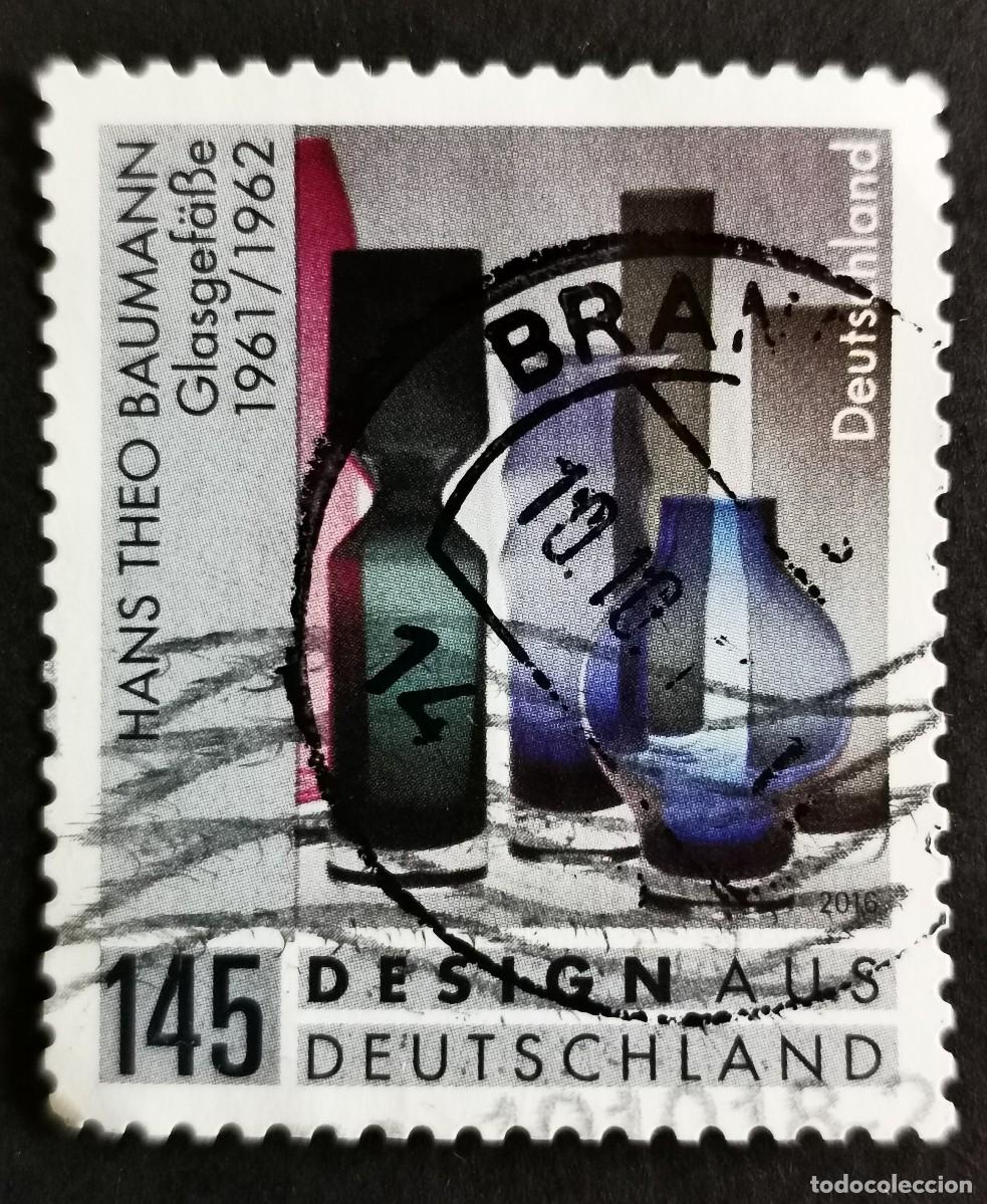 Sellos: Sello Alemania R.Federal 2016, Vidrio art&iacute;stico de Theo Baumann, 145 ct Michel: DE 3272