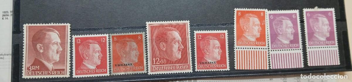Sellos: Lote peque&ntilde;o sellos Hitler