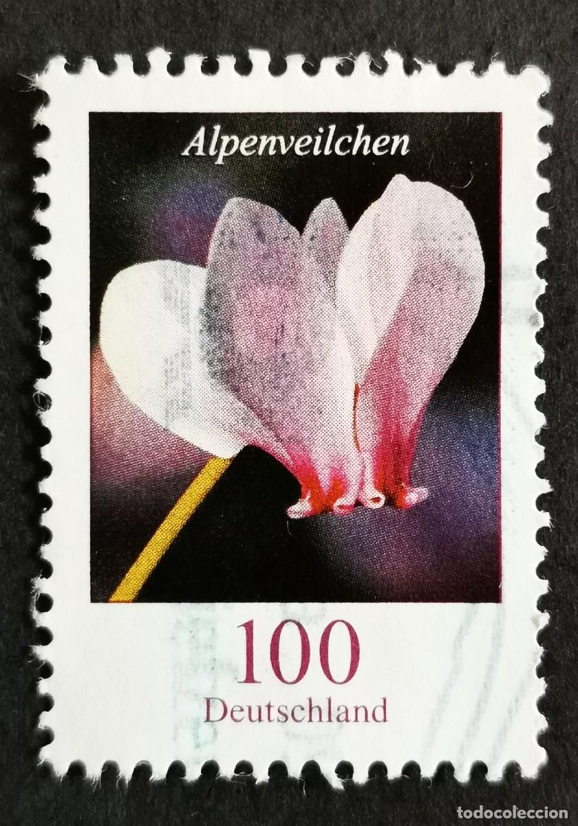 Sellos: Sello Alemania R.Federal 2018, Flores definitivas: Ciclamen, 100 ct Michel: DE 3365