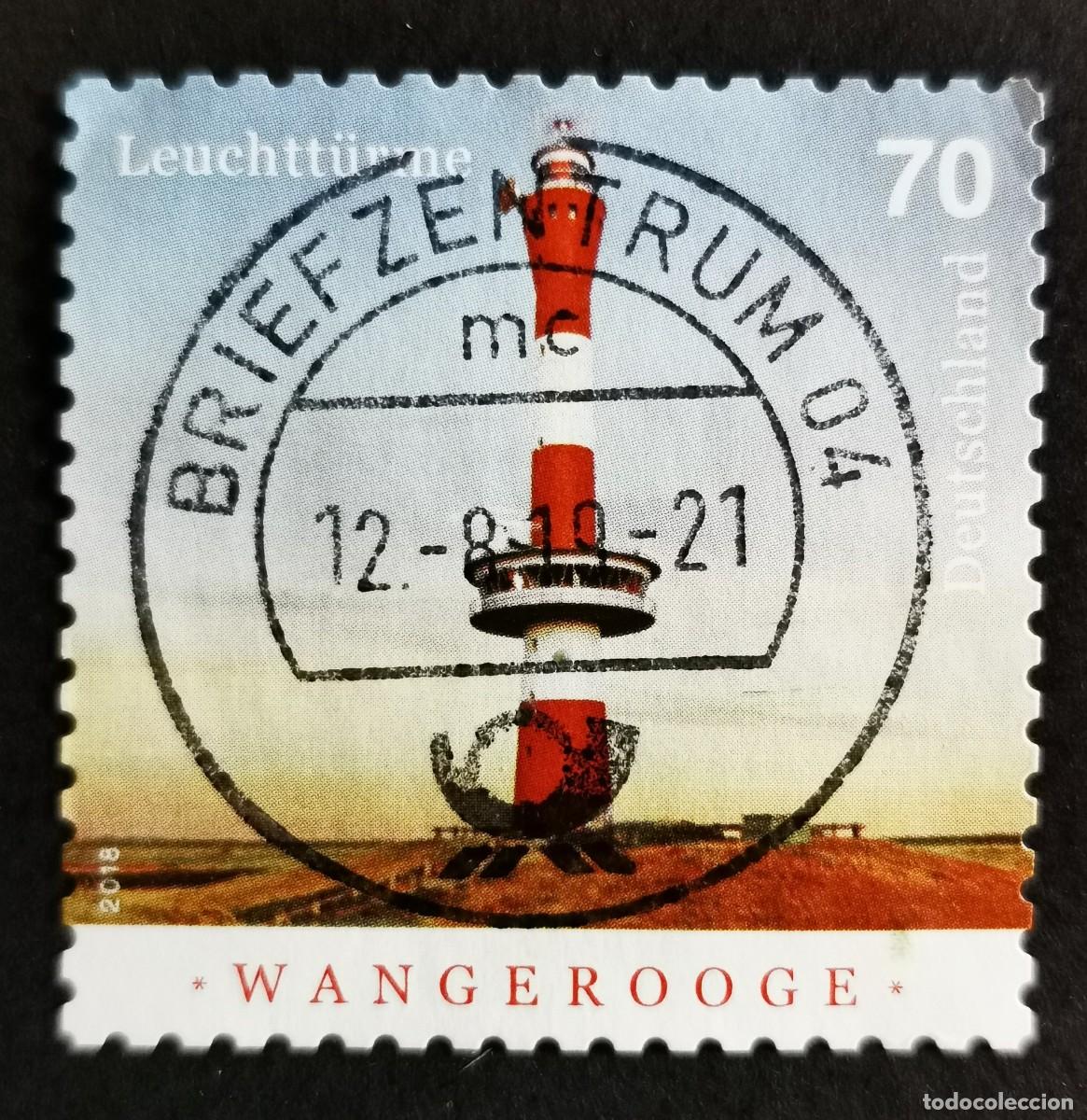 Sellos: Sello Alemania R.Federal 2018, Faros 2018: Faro de Wangerooge, 70 ct Michel: DE 3392