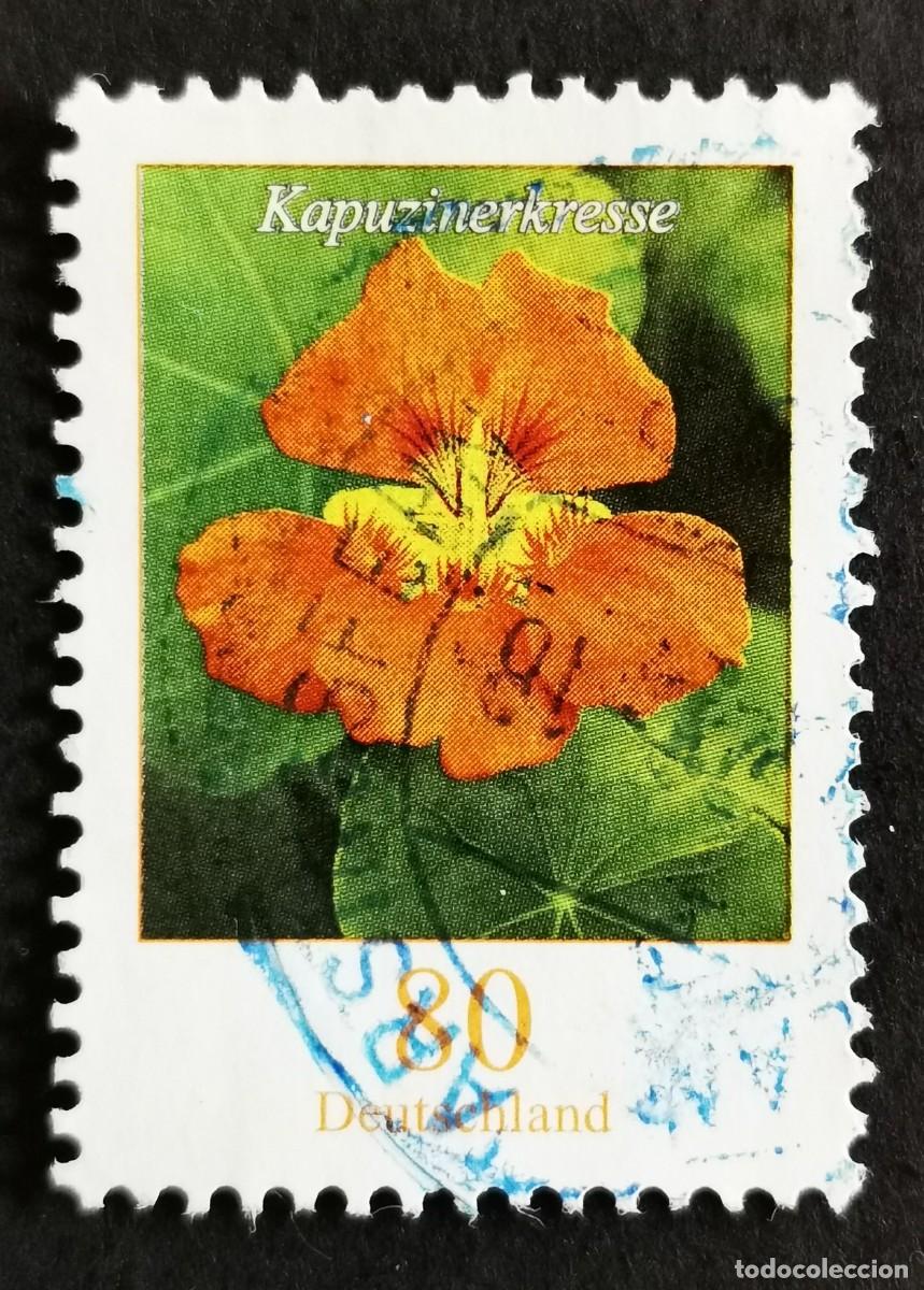 Sellos: Sello Alemania R.Federal 2019, Flores definitivas: Capuchina , 80 ct Michel: DE 3469I
