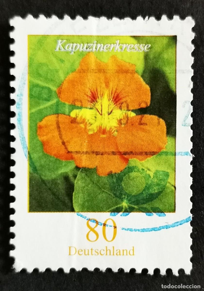 Sellos: Sello Alemania R.Federal 2019, Flores definitivas: Capuchina , 80 ct Michel: DE 3469I