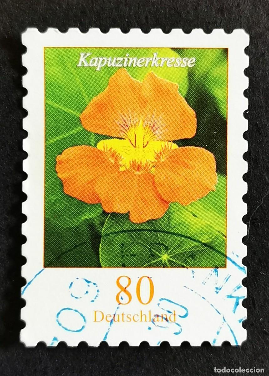 Sellos: Sello Alemania R.Federal 2019, Flores definitivas: Capuchina , 80 ct Michel: DE 3482