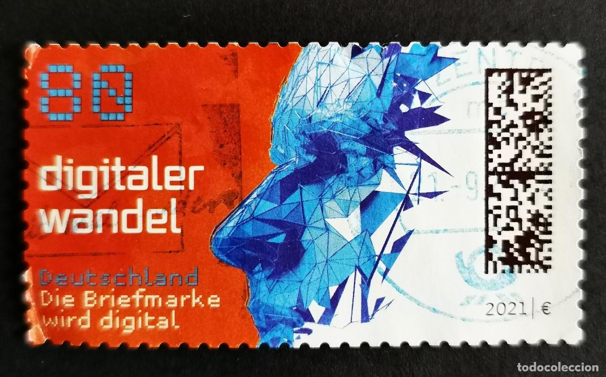 Sellos: Sello Alemania R.Federal 2021, Transformaci&oacute;n digital en Deutsche Post, 80 ct Michel: DE 3590