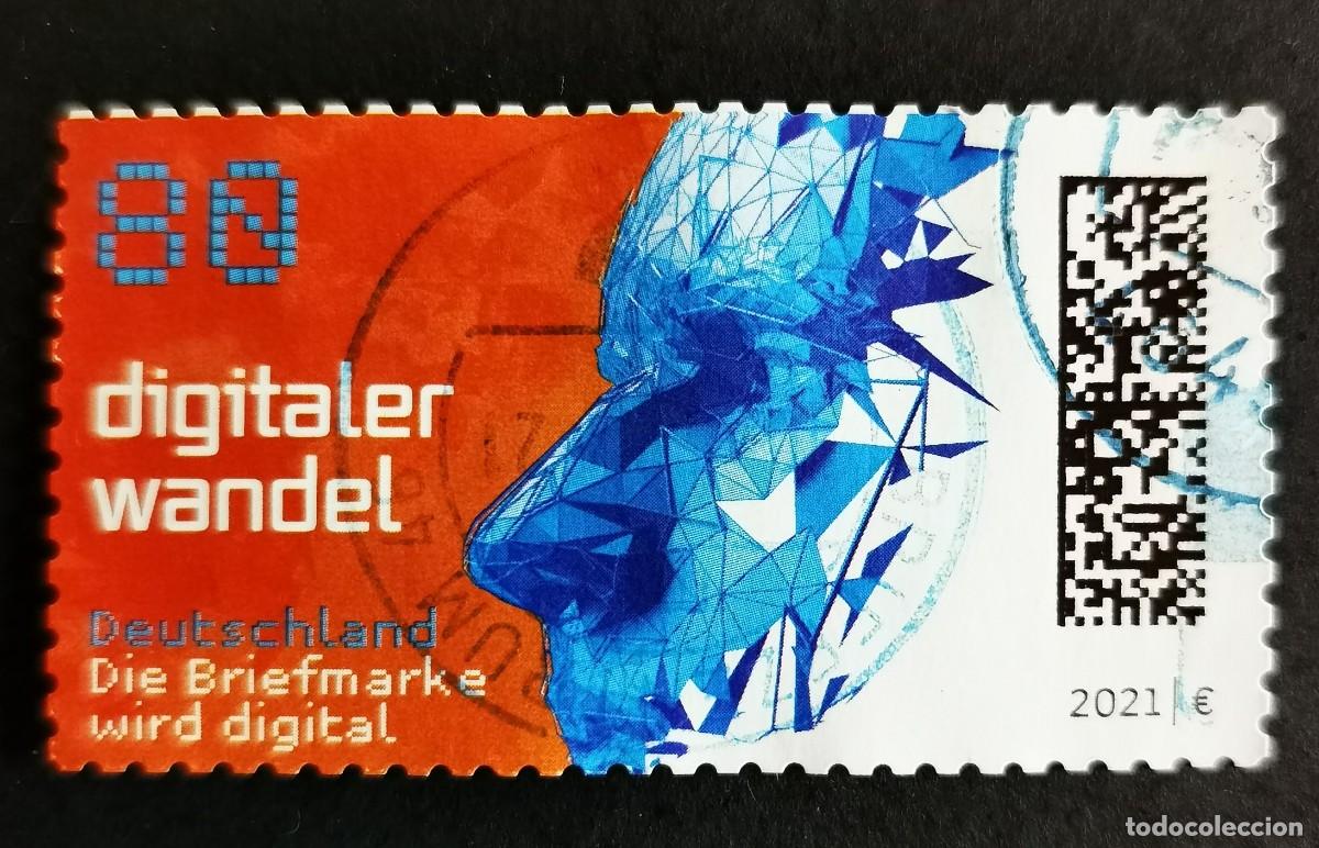 Sellos: Sello Alemania R.Federal 2021, Transformaci&oacute;n digital en Deutsche Post, 80 ct Michel: DE 3590