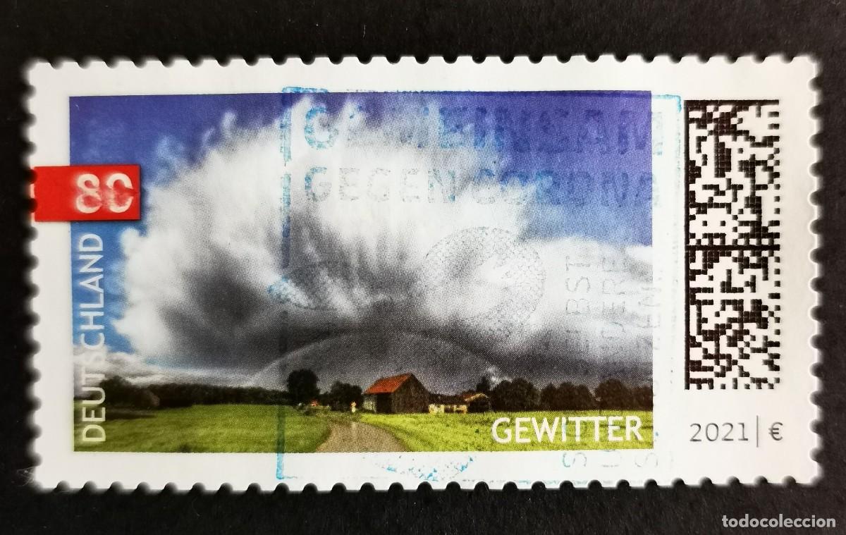 Sellos: Sello Alemania R.Federal 2021, Tormenta, 80 ct Michel: DE 3613