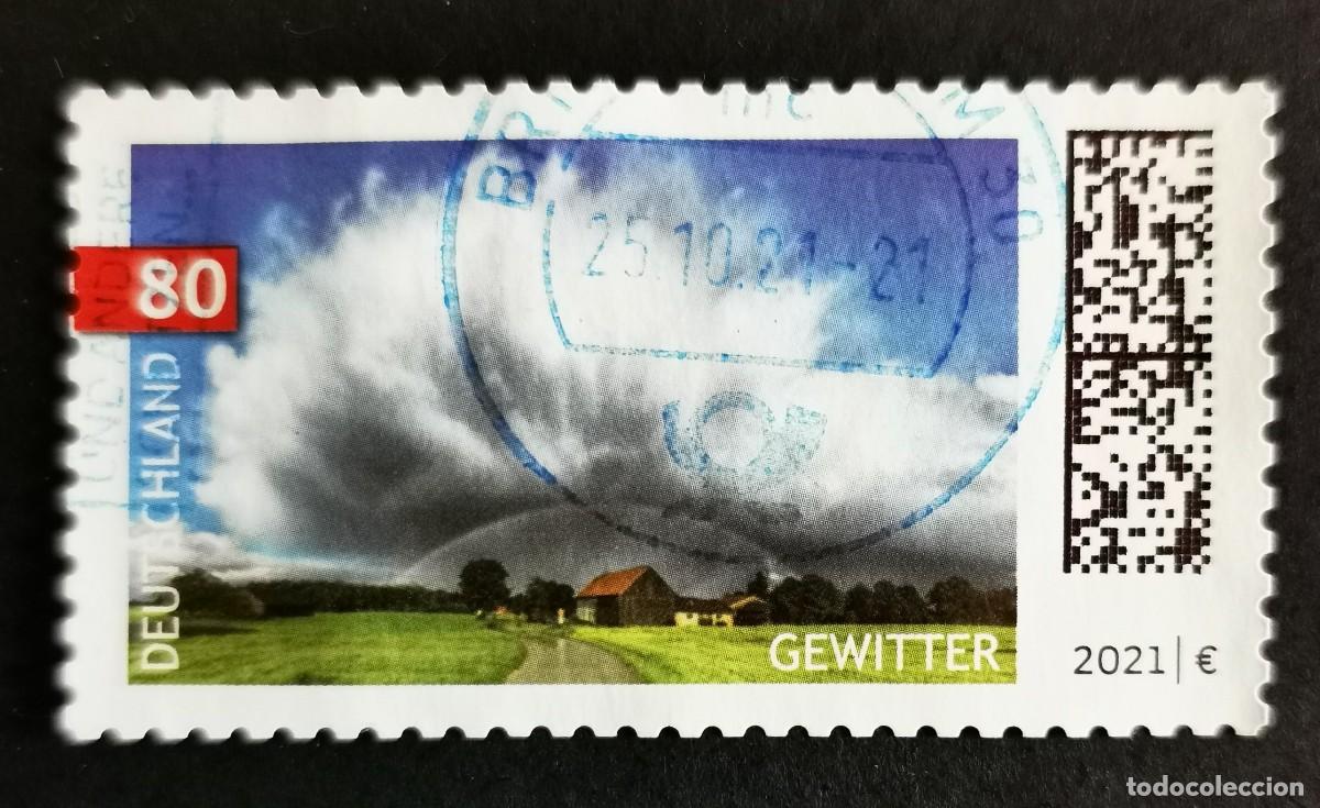 Sellos: Sello Alemania R.Federal 2021, Tormenta, 80 ct Michel: DE 3613