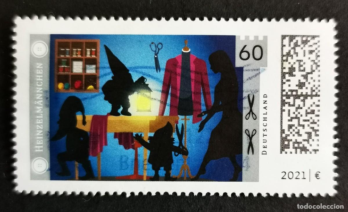 Sellos: Sello Alemania R.Federal 2021, Los Heinzelm&auml;nnchen de Colonia, 60 ct Michel: DE 3631