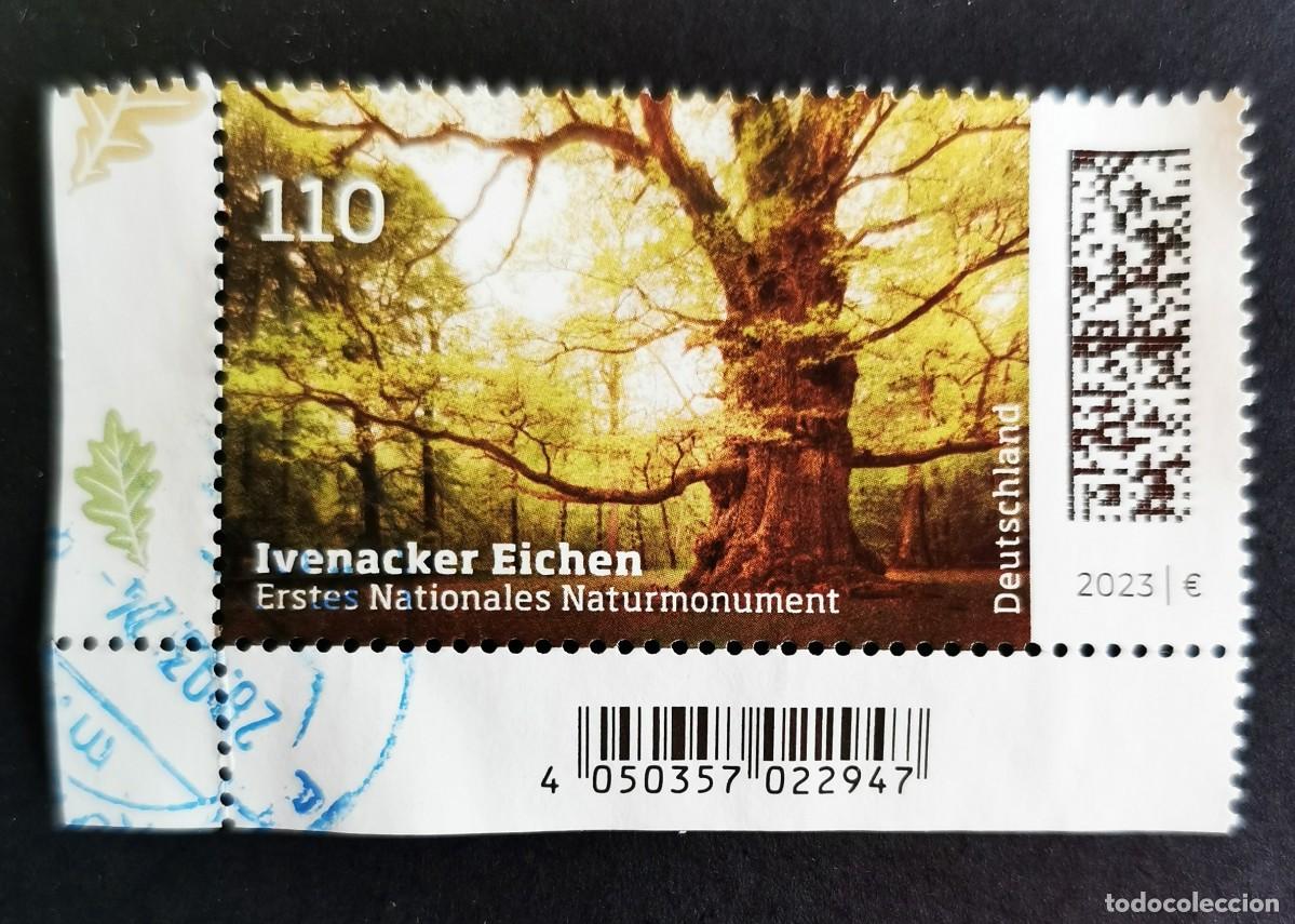 Sellos: Sello Alemania R.Federal 2023, Robles de Ivanacker: Primer Monumento Natural, 110 ct Michel: DE 3775