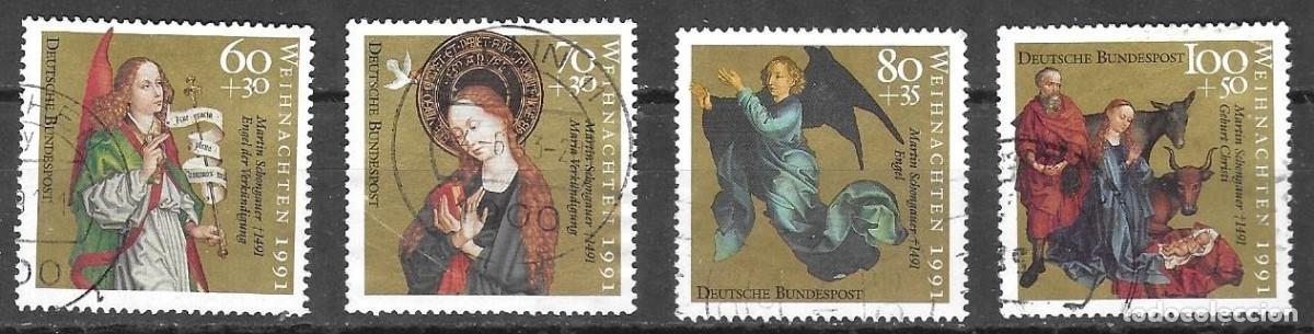 Stamps: SELLOS USADOS DE ALEMANIA 1991, YT 1410/ 13