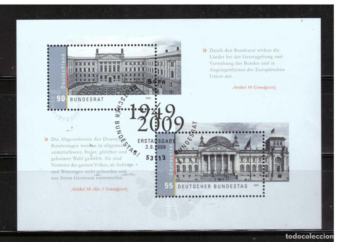 Sellos: SELLO USADO DE ALEMANIA 2009 YVERT HB 75 Art 1