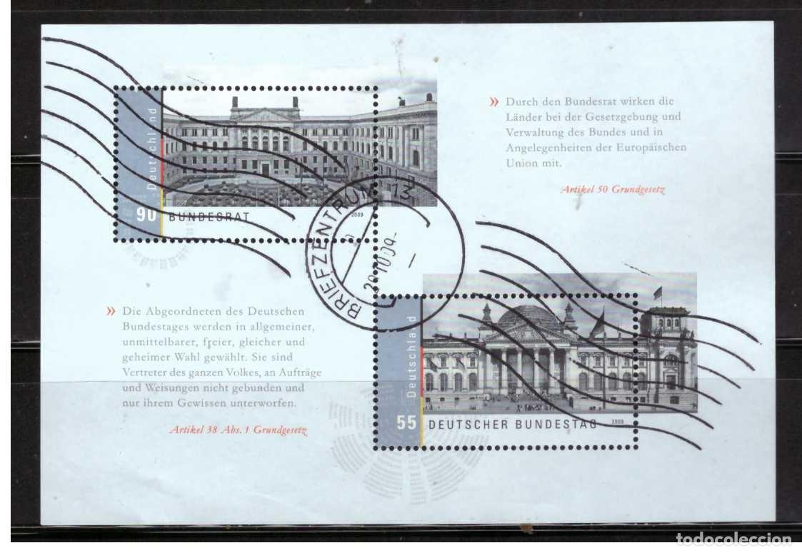 Sellos: SELLO USADO DE ALEMANIA 2009 YVERT HB 75 Art 2