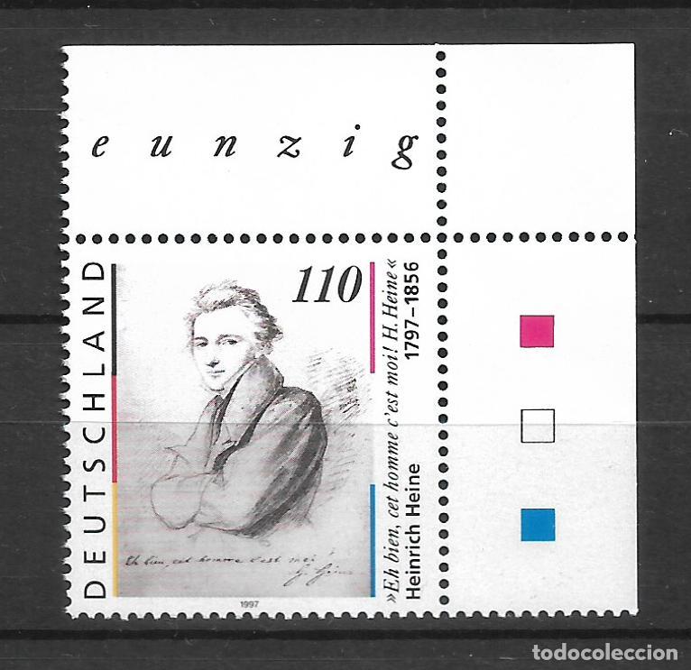 Sellos: alemania 1997 michel 1962 ** mnh esquina de hoja - 1/15