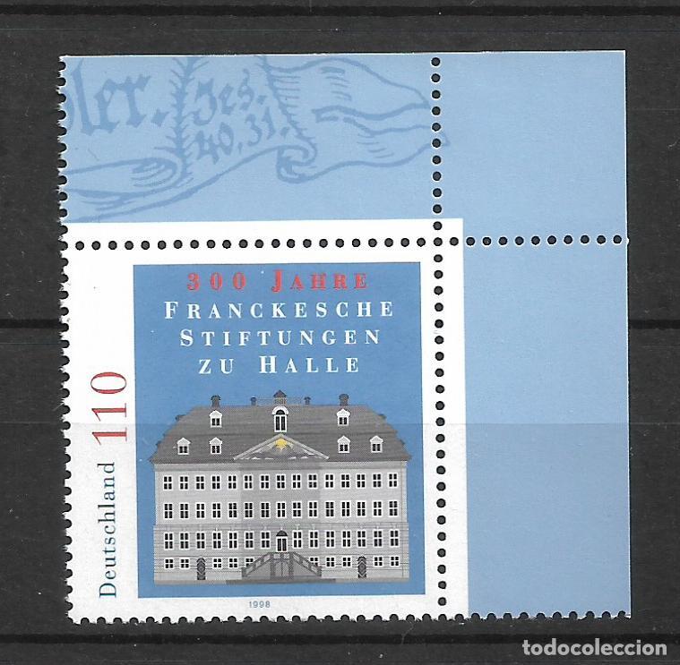 Sellos: alemania 1998 michel 2011 ** mnh esquina de hoja - 1/19