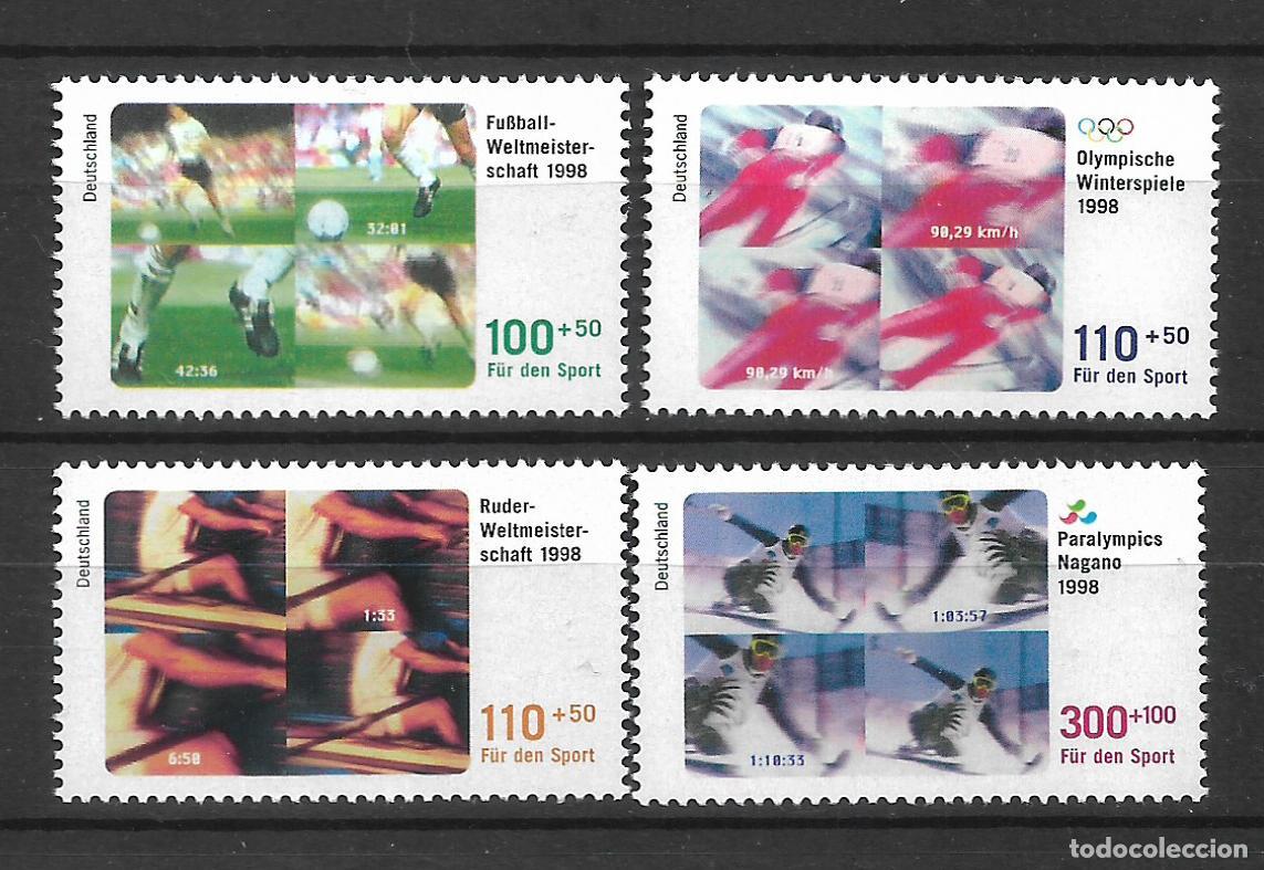 Sellos: alemania 1998 michel 1968/1971 ** mnh - 1/26