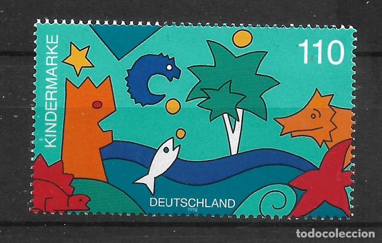 Sellos: alemania 1998 michel 1980 ** mnh sello hoja bloque - 1/26