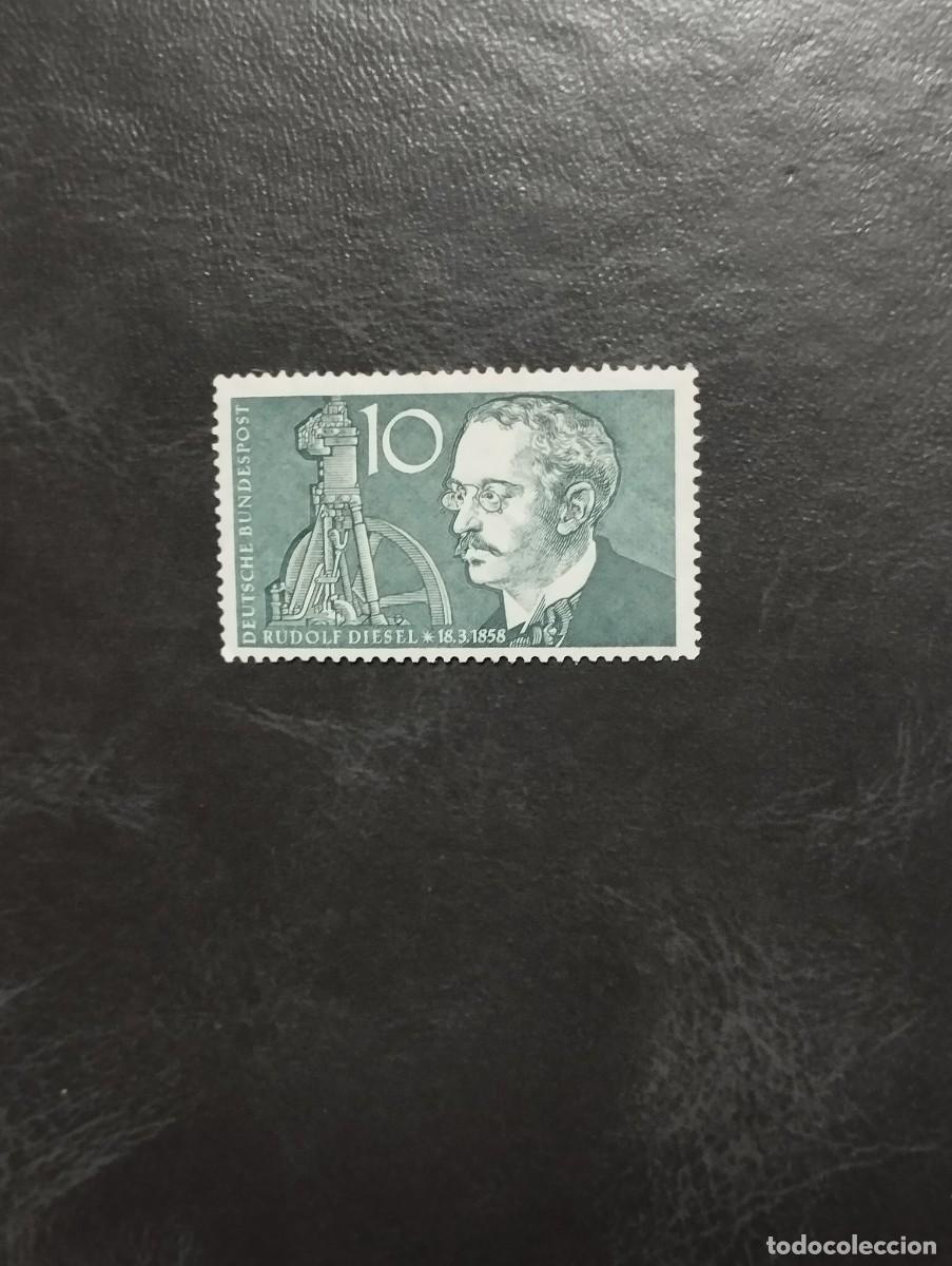 Sellos: 06.08/ Alemania Federal.1958. 10 pf en nuevo