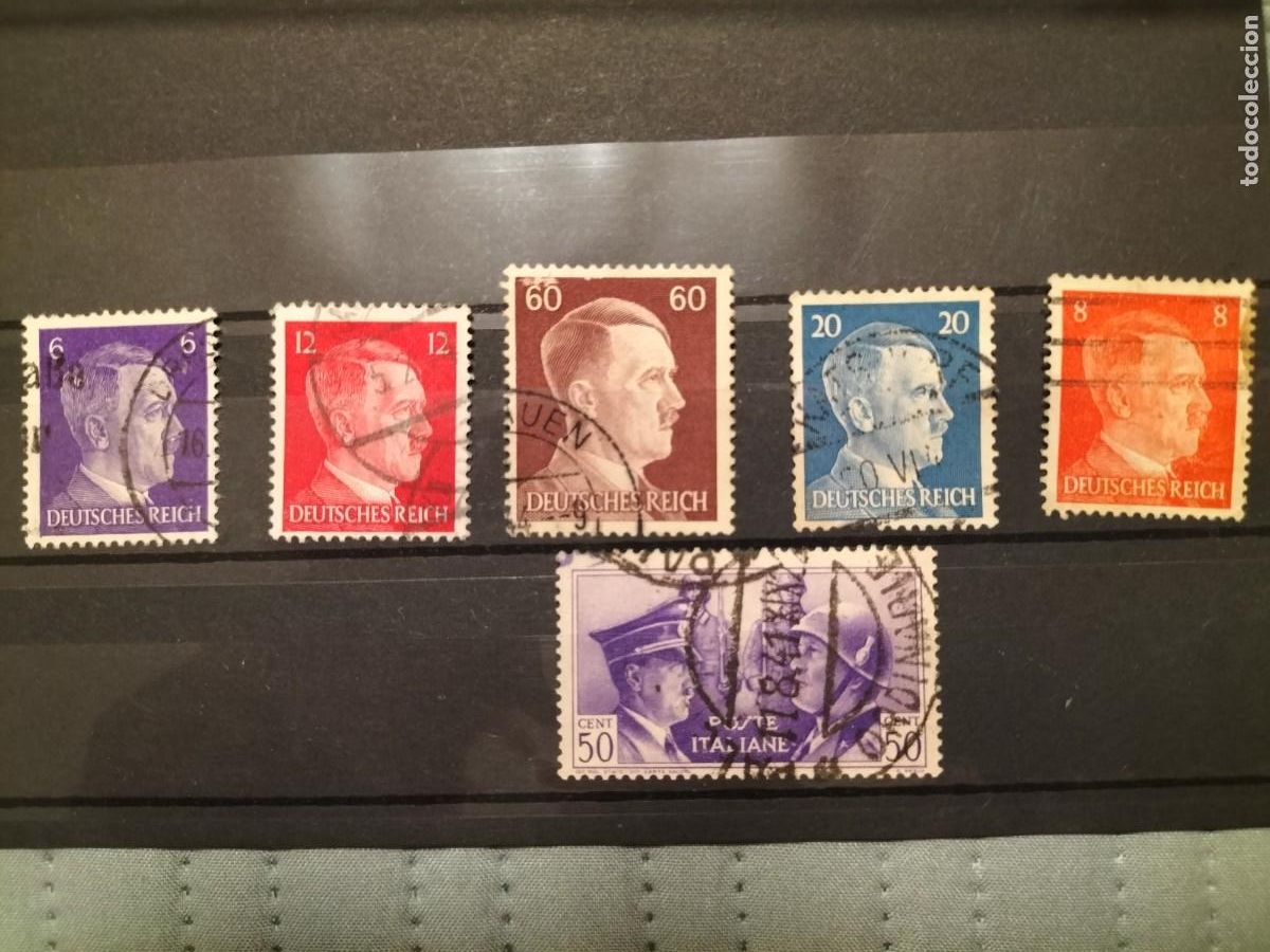 Sellos: Ssellos con la efigie de Adolfo Hitler 1934/1940 (III Reich Hitler- Nazi- Alemania) WWII