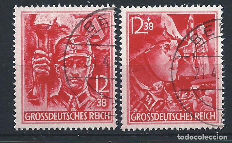 Sellos: Allemagne Empire N&deg;825/26 Obl (FU) 1945 - Soldats