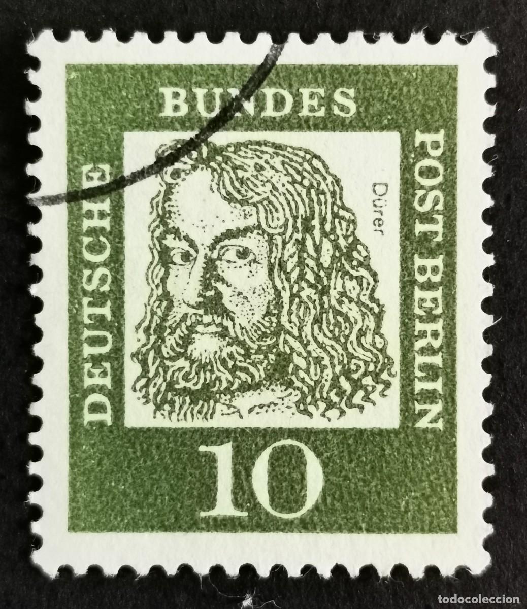 Sellos: Sello Alemania Berl&iacute;n 1961, Alemanes distinguidos: Albrecht D&uuml;rer, 10 Pf. Michel: DE-BE 202