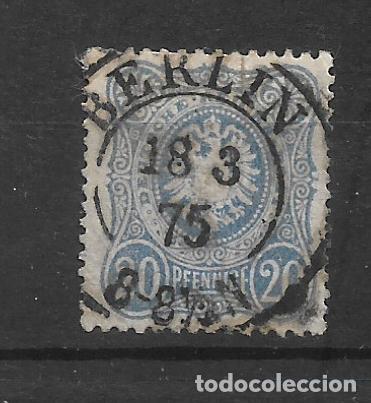 Sellos: alemania reich 1978 michel 34 usado berlin 18.3.75 -- 2.50&euro; - 33/1