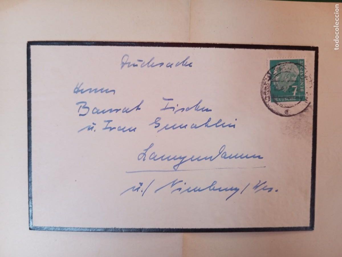 Briefmarken: ALEMANIA, 1962, CORRESPONDENCIA DE LUTO