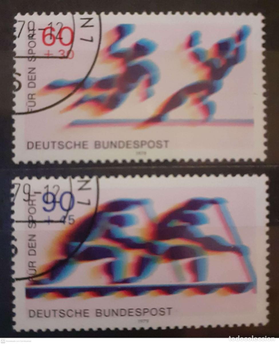 Sellos: ALEMANIA n&ordm; 848/849&ordm; Deportes. Serie completa