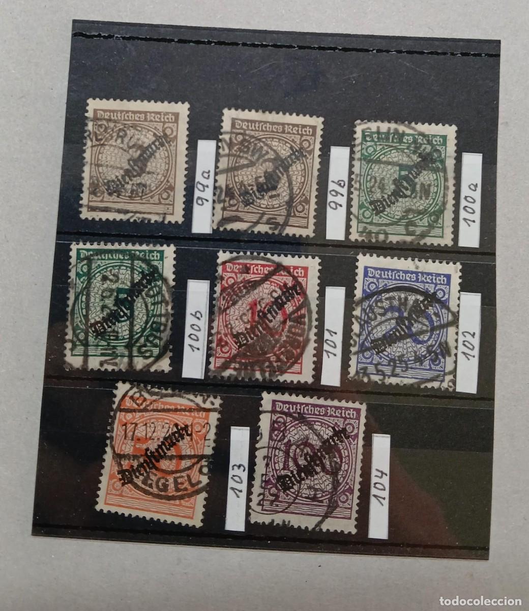 Sellos: Sellos de servicio 1923 colores A/B