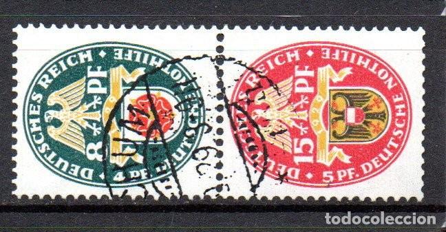 Sellos: ALEMANIA TERCER REICH. 1928/29. ESCUDOS. COMBINACION. S 68