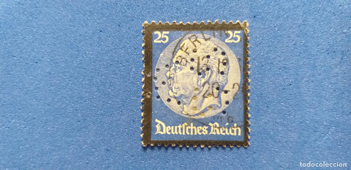 Sellos: Sello perfins. Perforado LETRAS. Alemania. Deutfches Reich