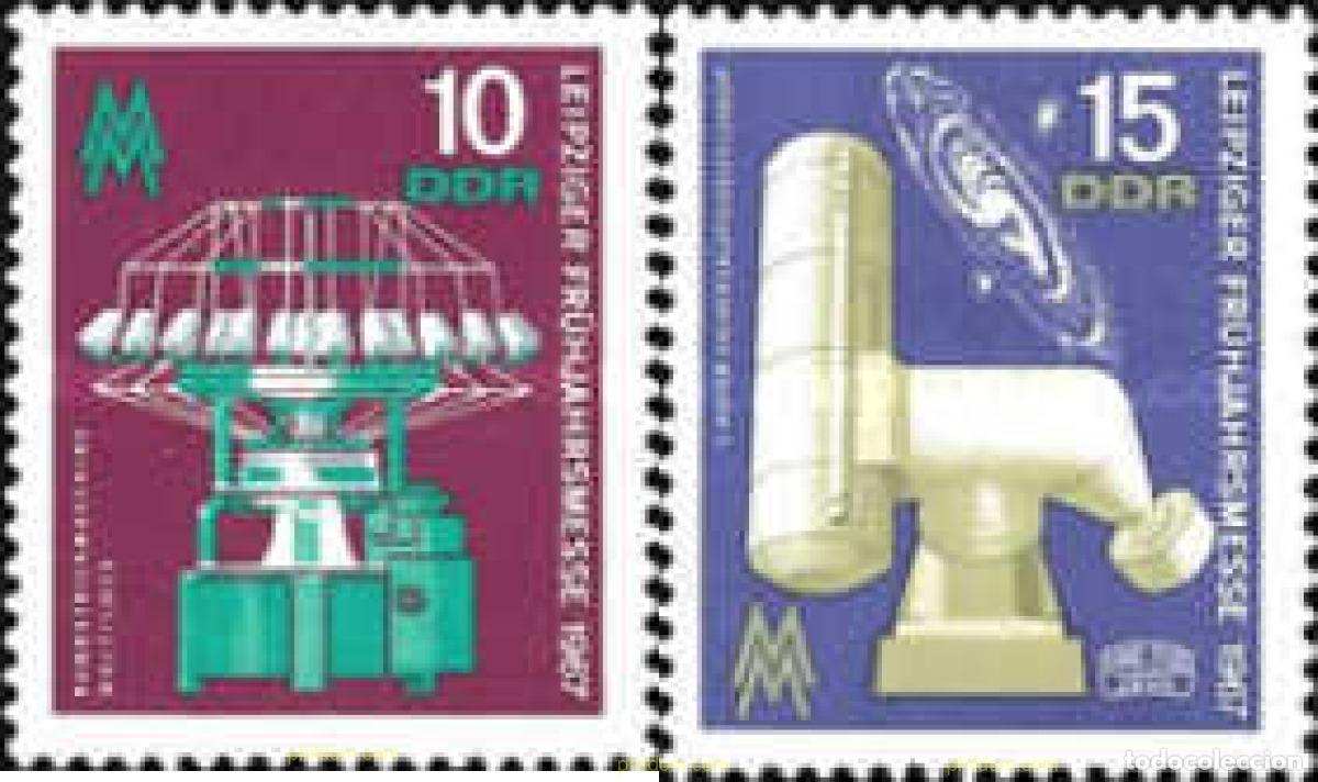 Sellos: 150642 MNH ALEMANIA DEMOCRATICA 1967 FERIA DE PRIMAVERA DE LEIPZIG