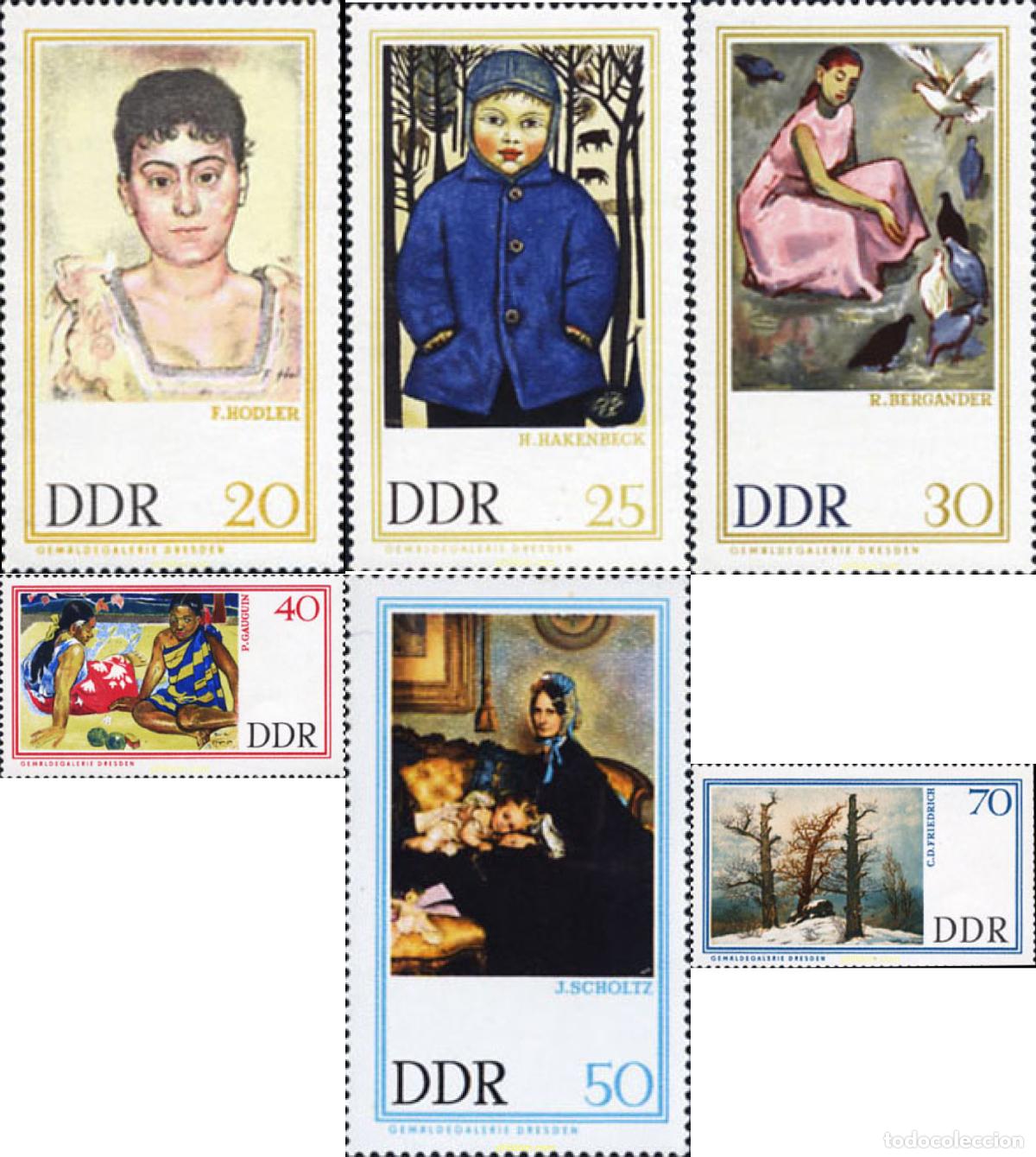 Sellos: 150644 MNH ALEMANIA DEMOCRATICA 1967 PINTURAS DEL MUSEO DE DRESDE
