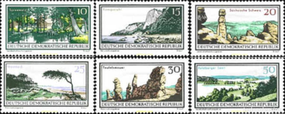 Sellos: 150631 MNH ALEMANIA DEMOCRATICA 1966 PARQUES NACIONALES