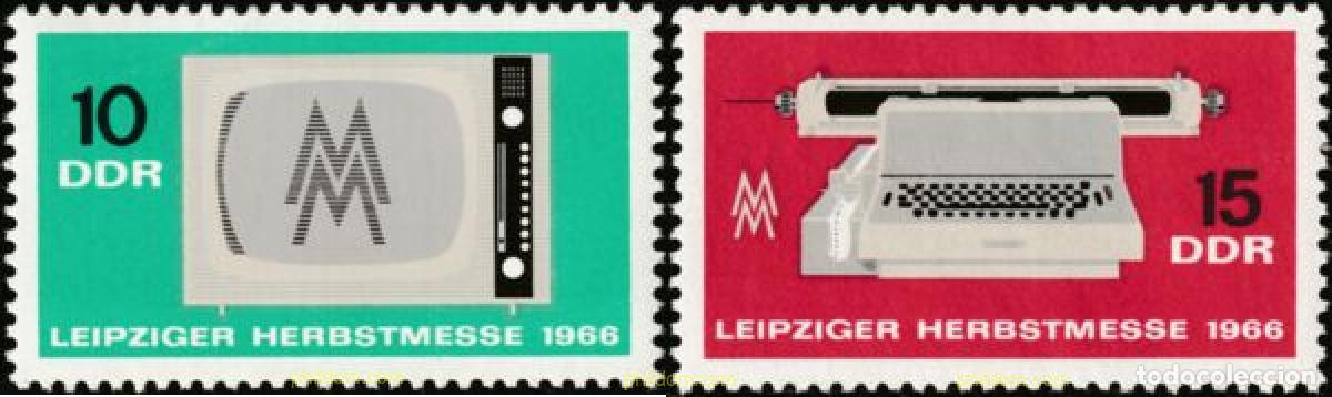 Sellos: 150633 MNH ALEMANIA DEMOCRATICA 1966 FERIA DE OTO&Ntilde;O DE LEIPZIG