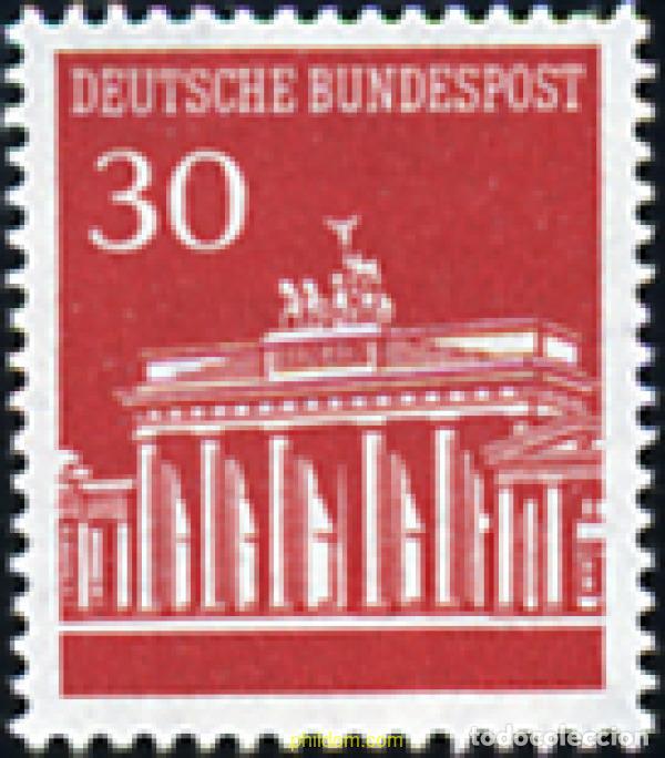 Sellos: 793305 MNH ALEMANIA FEDERAL 1966 PUERTA DE BRANDEBURGO EN BERLIN