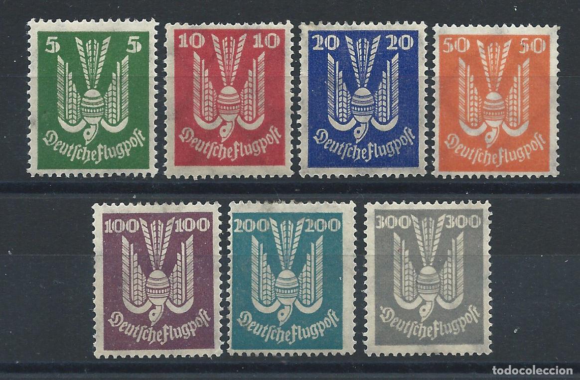 Sellos: Allemagne Empire PA N&deg;20/26**/* (MNH/MH) 1924 - Pigeon voyageur