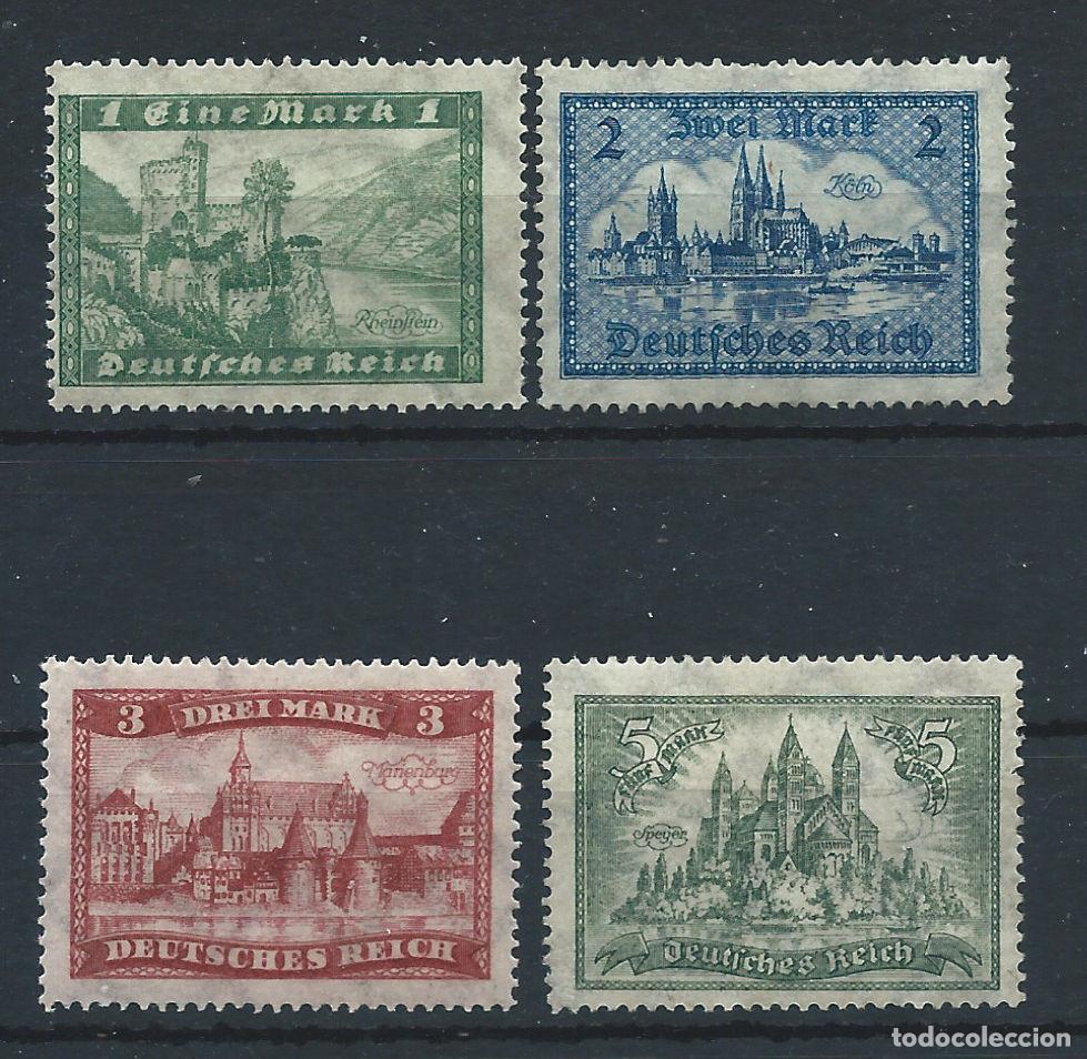 Sellos: Allemagne Empire N&deg;355/58**/* (MNH/MH) 1924 - Paysage