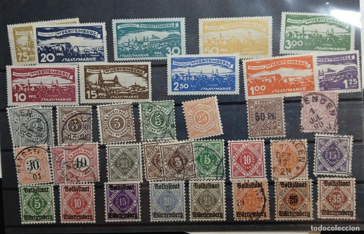 Sellos: Lote sellos Wurtemberg - Foto 2
