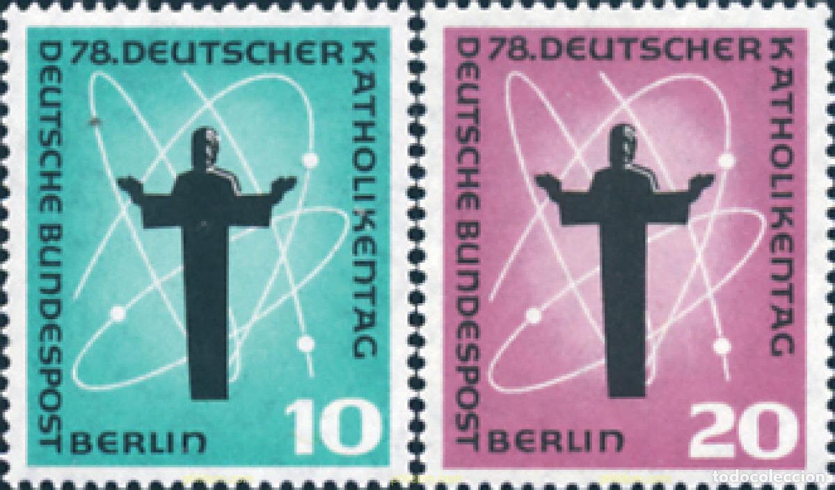 Sellos: 130984 MNH ALEMANIA. Berl&iacute;n 1958 78 JORNADAS CATOLICAS NACIONALES