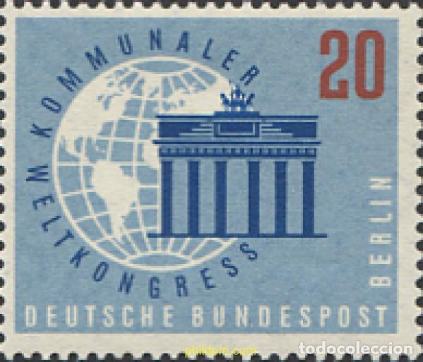 Sellos: 130990 MNH ALEMANIA. Berl&iacute;n 1959 CONGRESO MUNDIAL DE LOS MUNICIPIOS