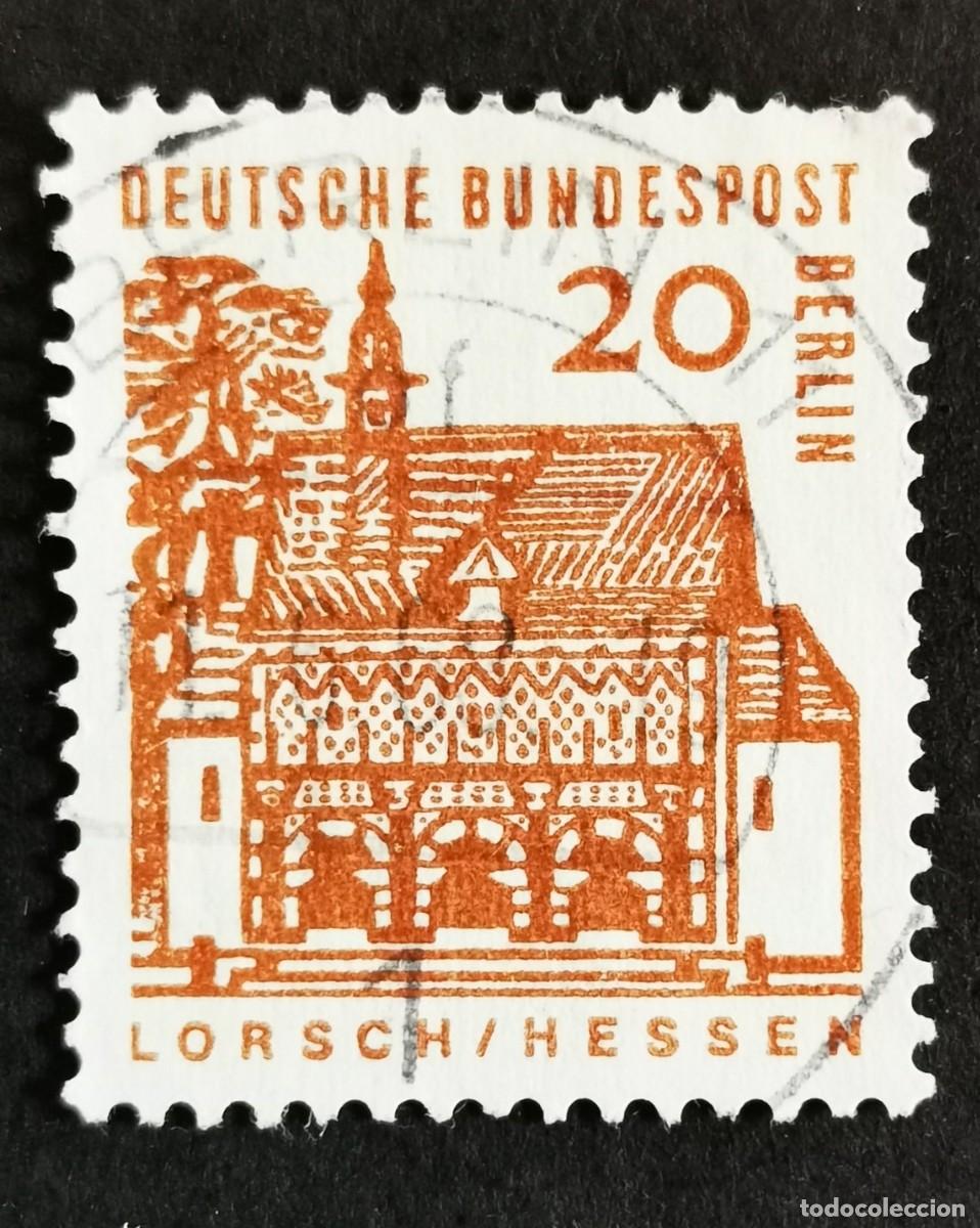 Sellos: Sello Alemania Berl&iacute;n 1965, Gate Hall, Lorsch, 20 Pf Michel: DE-BE 244