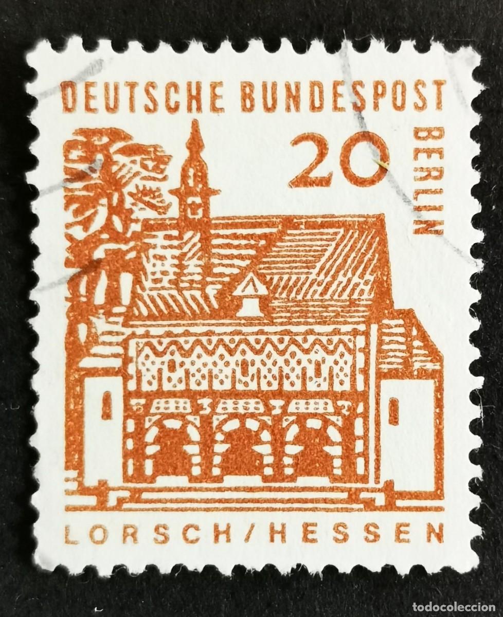 Sellos: Sello Alemania Berl&iacute;n 1965, Gate Hall, Lorsch, 20 Pf Michel: DE-BE 244