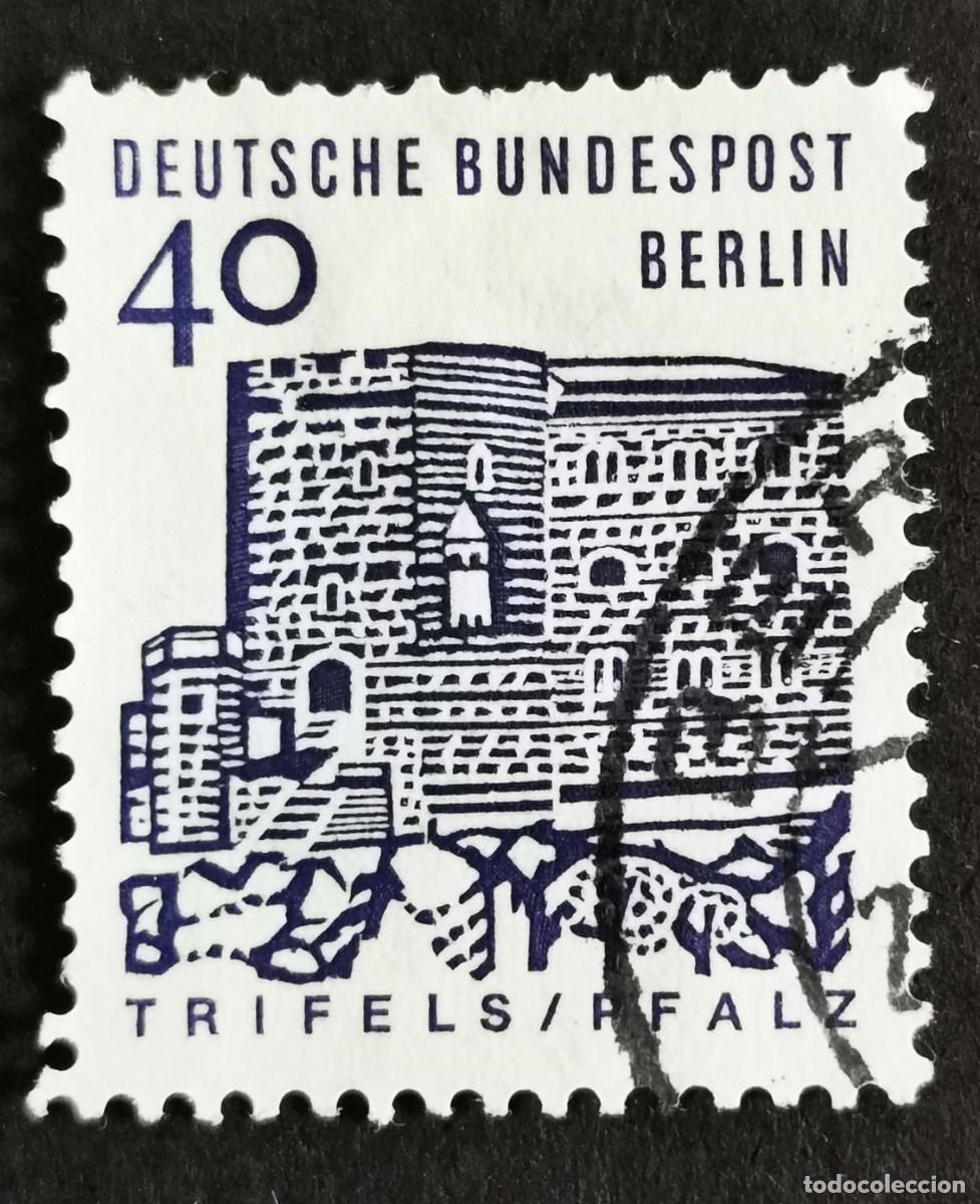Sellos: Sello Alemania Berl&iacute;n 1965, Castillo de Trifels en Renania-Palatinado, 40 Pf Michel: DE-BE 245