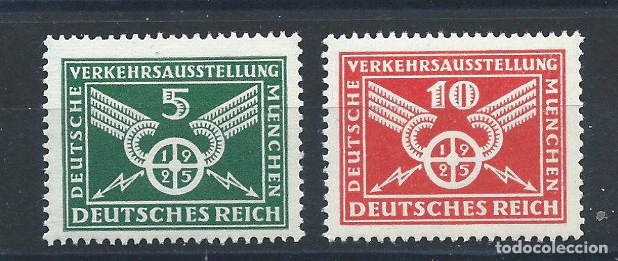 Sellos: Allemagne Empire N&deg;3363/64** (MNH) 1925 - Exposition des transports &agrave; Munich